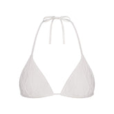 SWEATER KNIT TRIANGLE BRALETTE | MARBLE