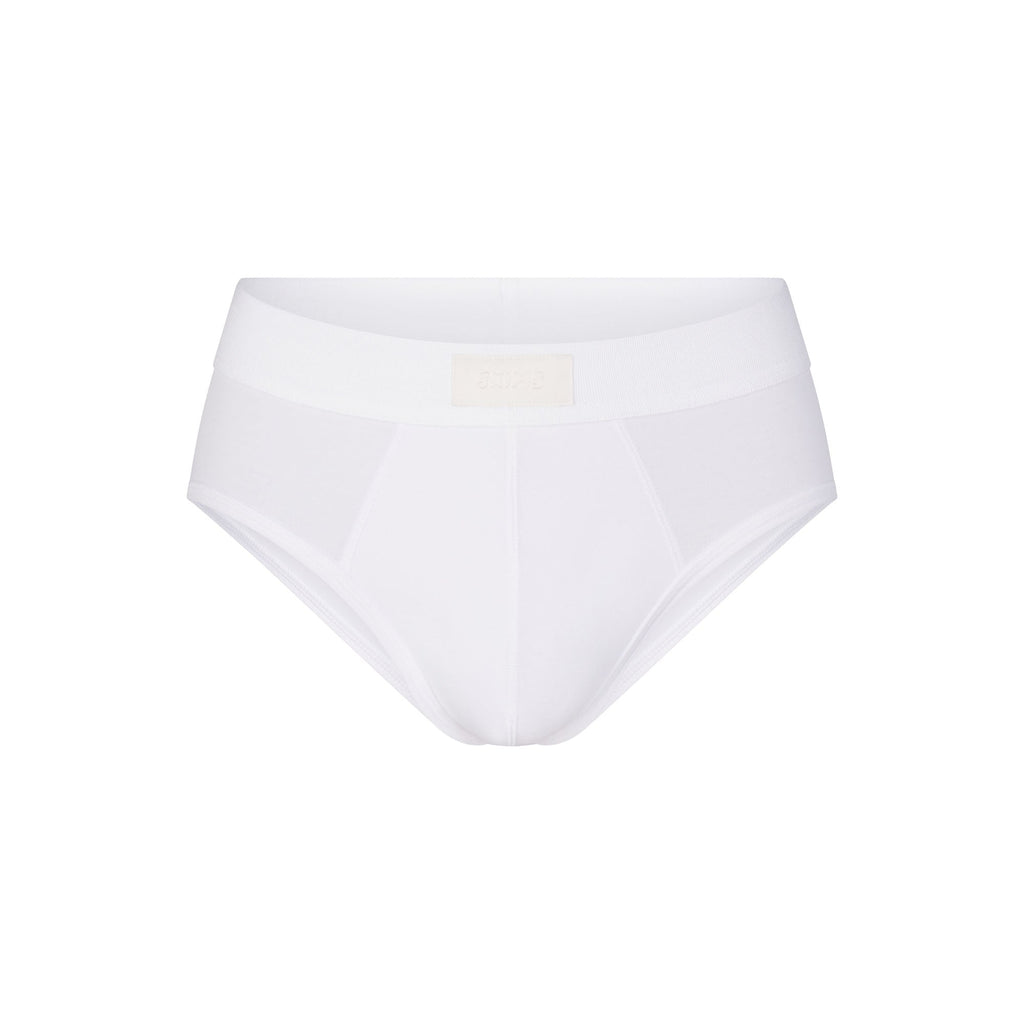 SKIMS COTTON MENS BRIEF 3-PACK | CHALK