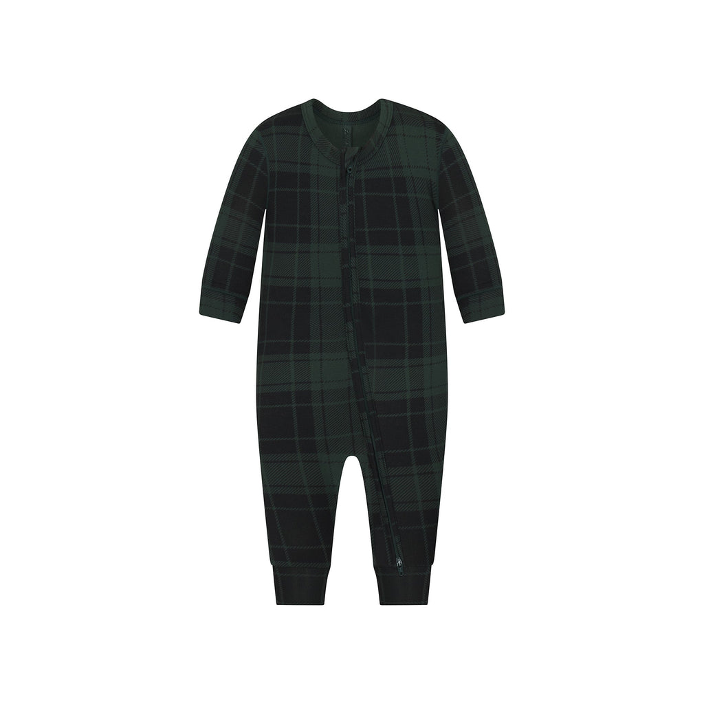 SKIMS SLEEP BABY ONESIE | CYPRESS PLAID