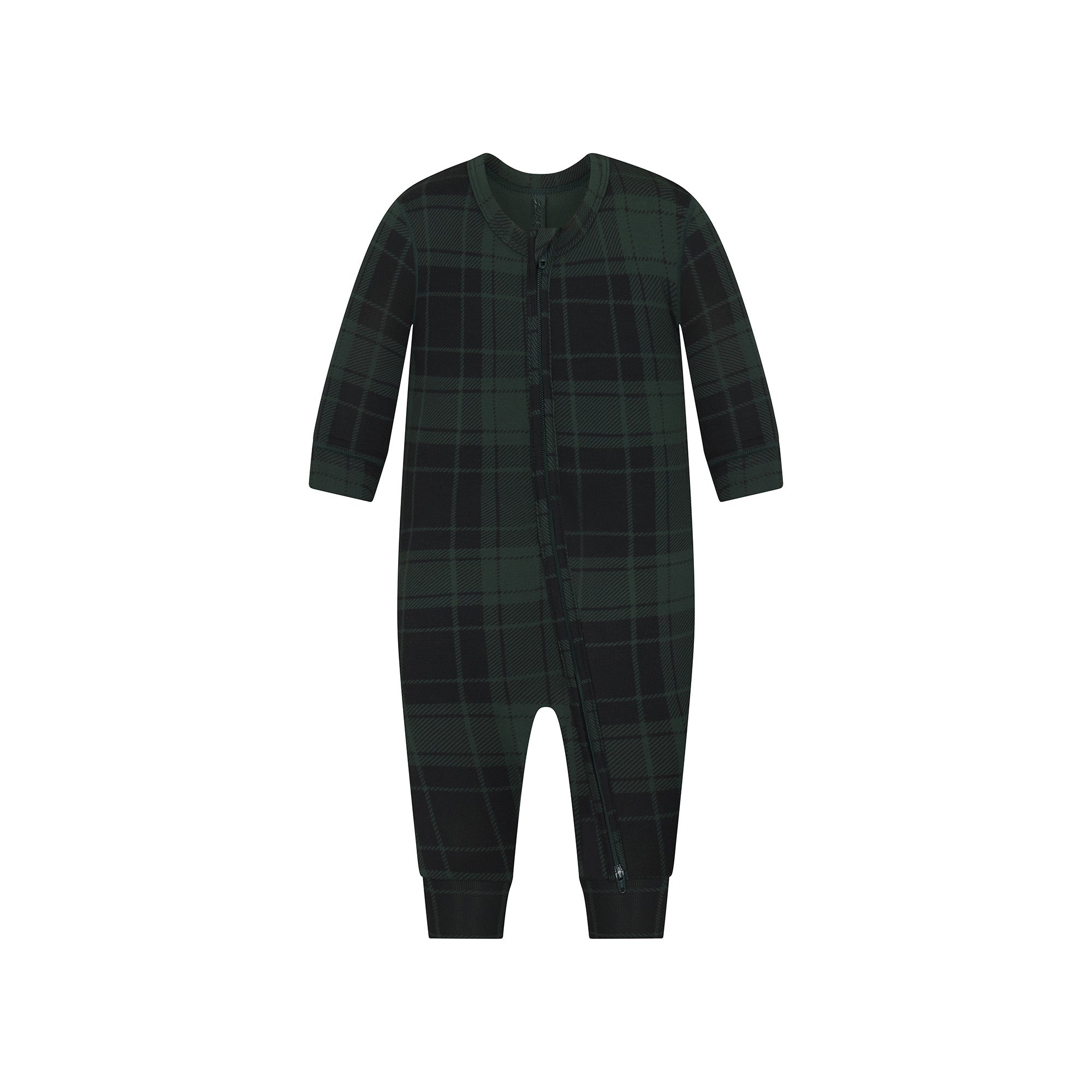 SKIMS SLEEP BABY ONESIE | CYPRESS PLAID