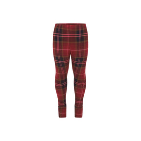 SKIMS SLEEP KIDS SLEEP SET | CRANBERRY PLAID