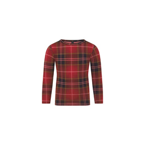 SKIMS SLEEP KIDS SLEEP SET | CRANBERRY PLAID
