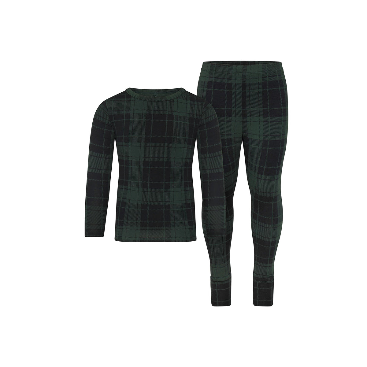 SKIMS SLEEP KIDS SLEEP SET | CYPRESS PLAID