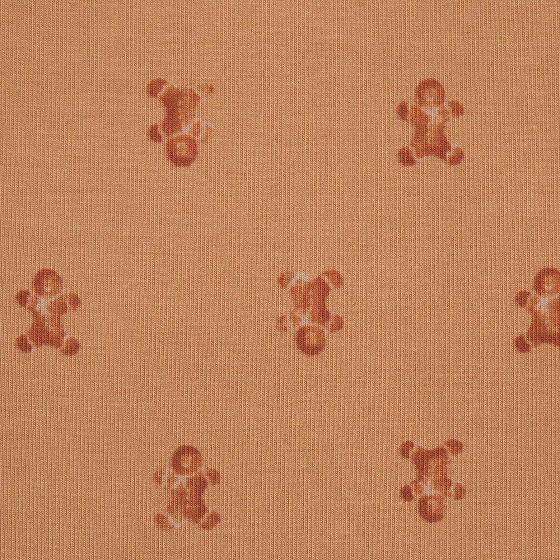 SKIMS SLEEP KIDS SLEEP SET | CARAMEL GINGERBREAD PRINT