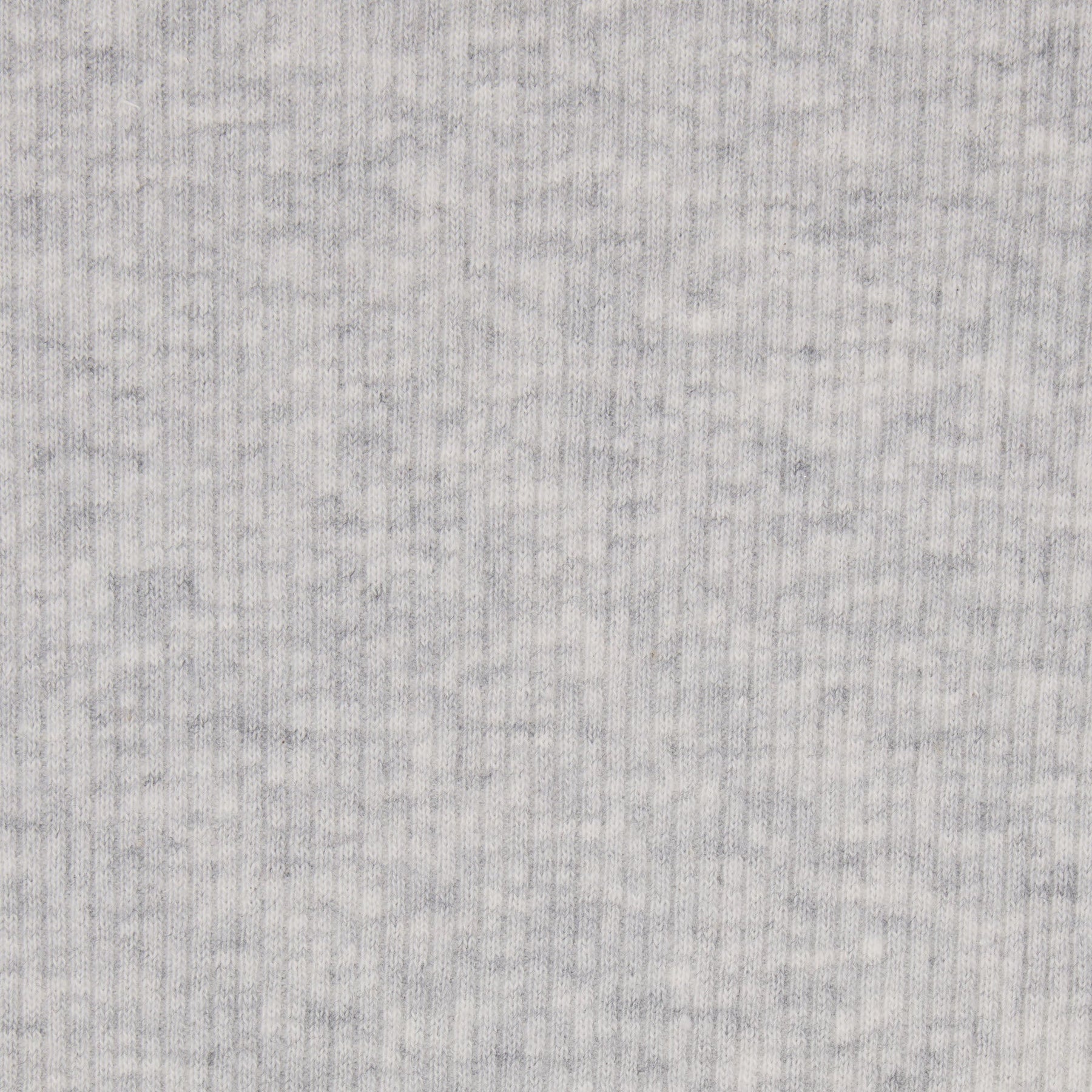 COTTON RIB LONG SLEEVE CROP HENLEY | LIGHT HEATHER GREY