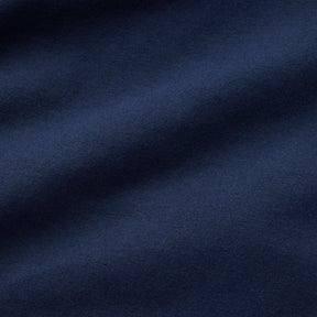 COTTON JERSEY ZIP UP HOODIE | NAVY