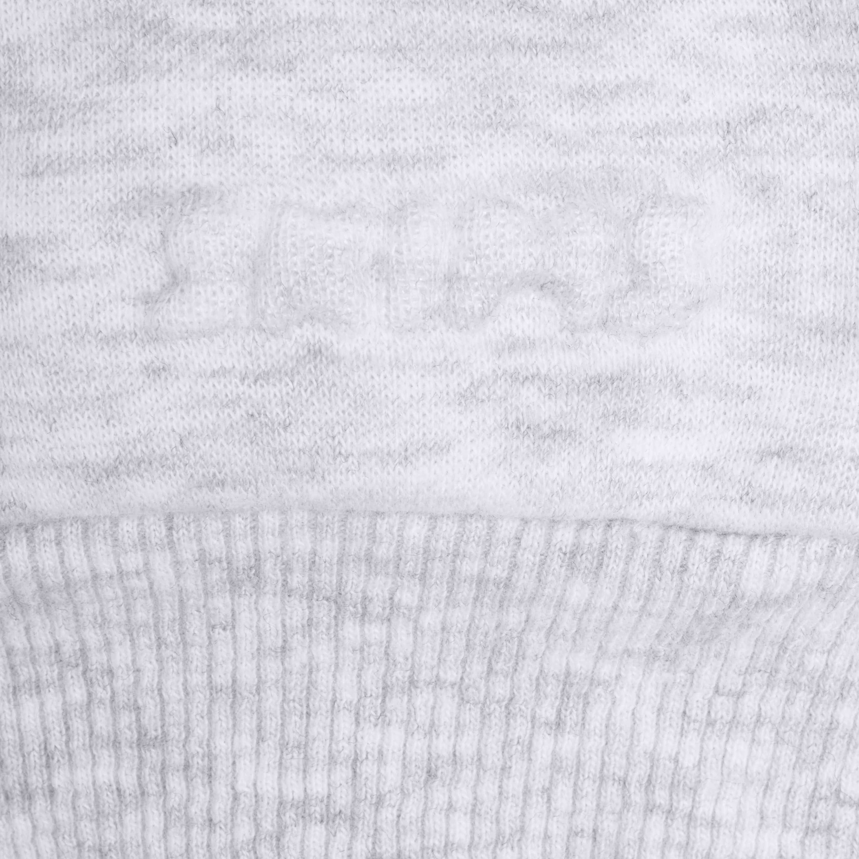 COTTON FLEECE SHRUNKEN HOODIE | LIGHT HEATHER GREY