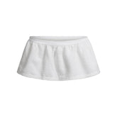 TERRY COVER-UPS MICRO SKIRT | SNOW