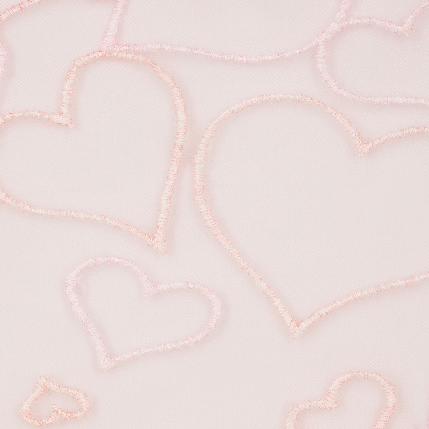 EMBROIDERED TULLE THONG | BUBBLE GUM