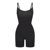 SHEER SEAMLESS MID THIGH BODYSUIT | ONYX