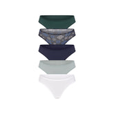 FITS EVERYBODY CHEEKY BRIEF 5-PACK | NAVY SNOW MULTI