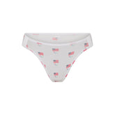 SKIMS FOR TEAM USA FITS EVERYBODY ADAPTIVE PARALYMPIC THONG | WHITE