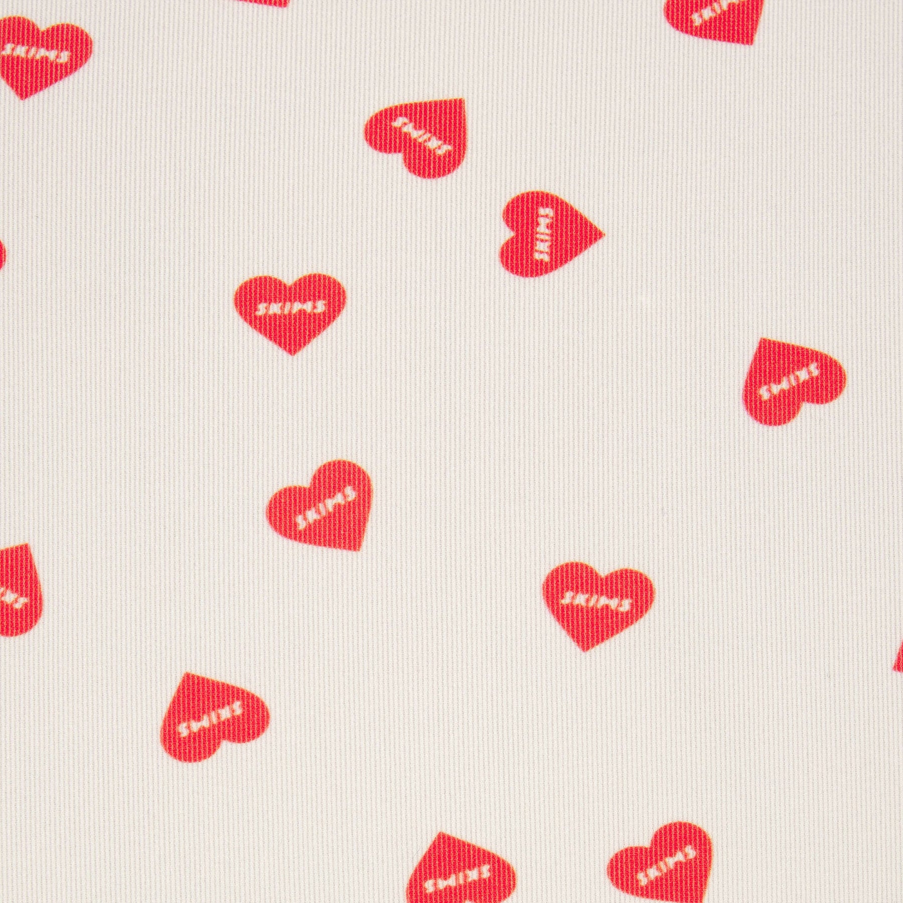 FITS EVERYBODY PICOT OFF THE SHOULDER ONESIE | RUBY HEART PRINT
