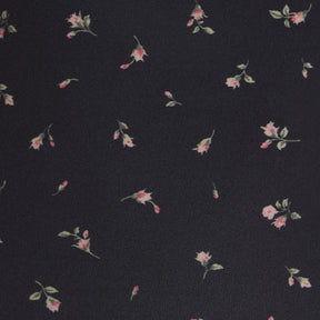 FITS EVERYBODY LACE STRING THONG | ONYX ROSEBUD PRINT