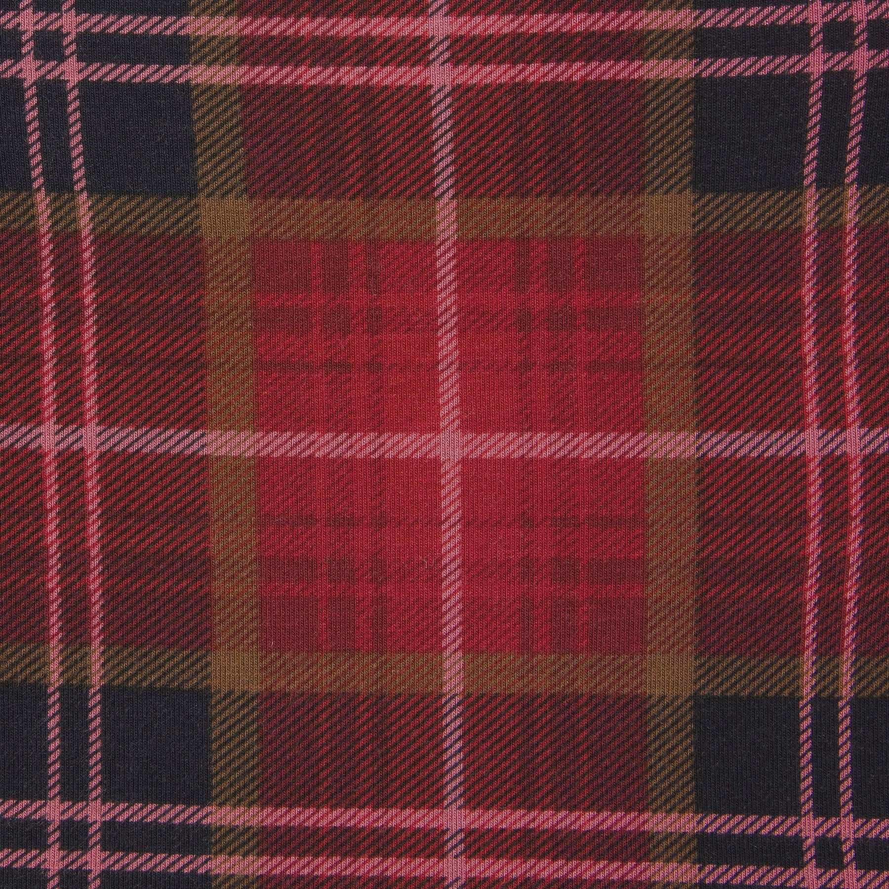 SKIMS SLEEP KIDS SLEEP SET | CRANBERRY PLAID