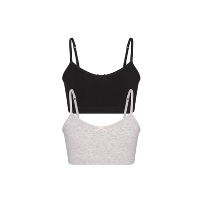 Cotton Seamless Juniors Bralette 2-pack