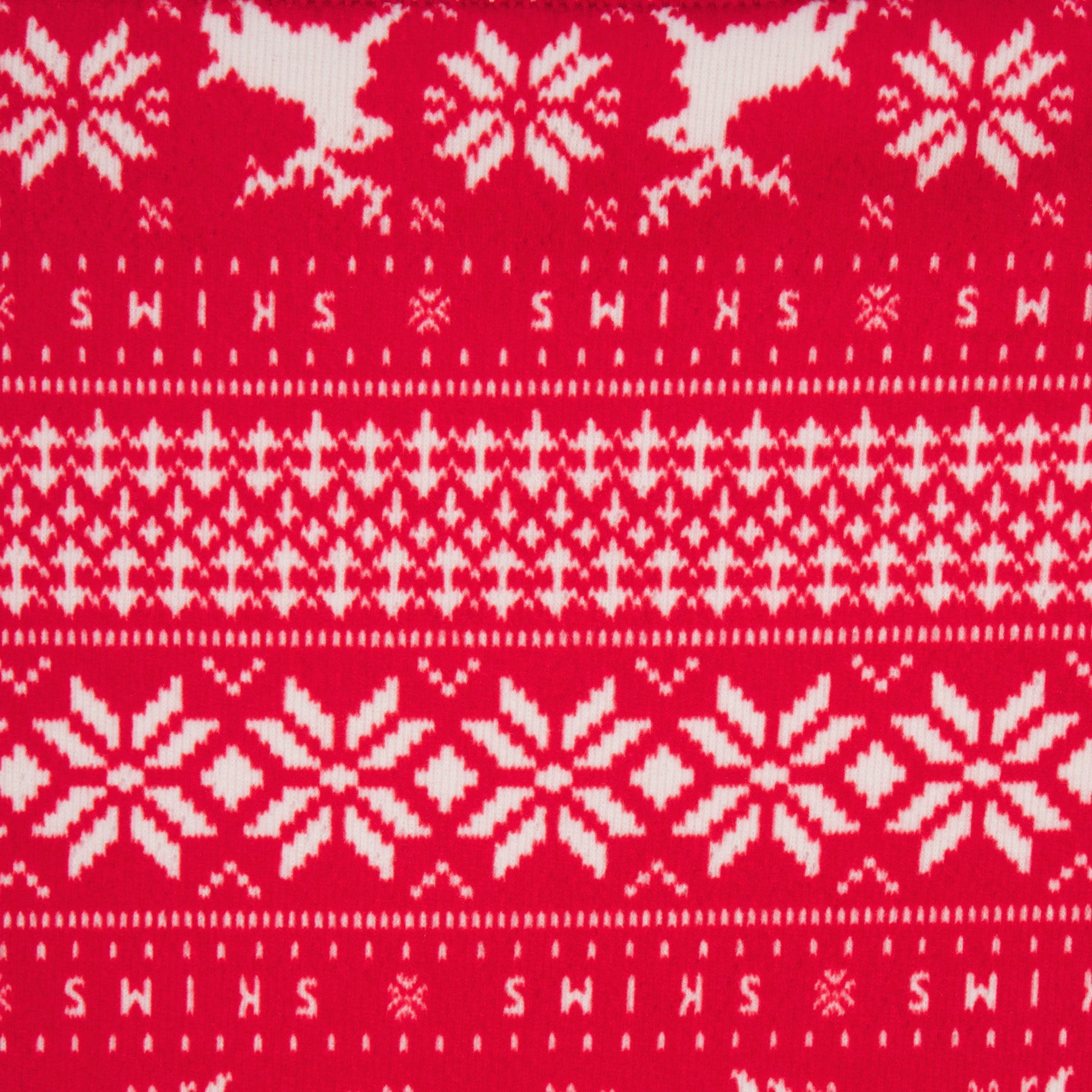 LOGO PLUSH POINTELLE LONG SLEEVE HENLEY | RED DEER FAIR ISLE