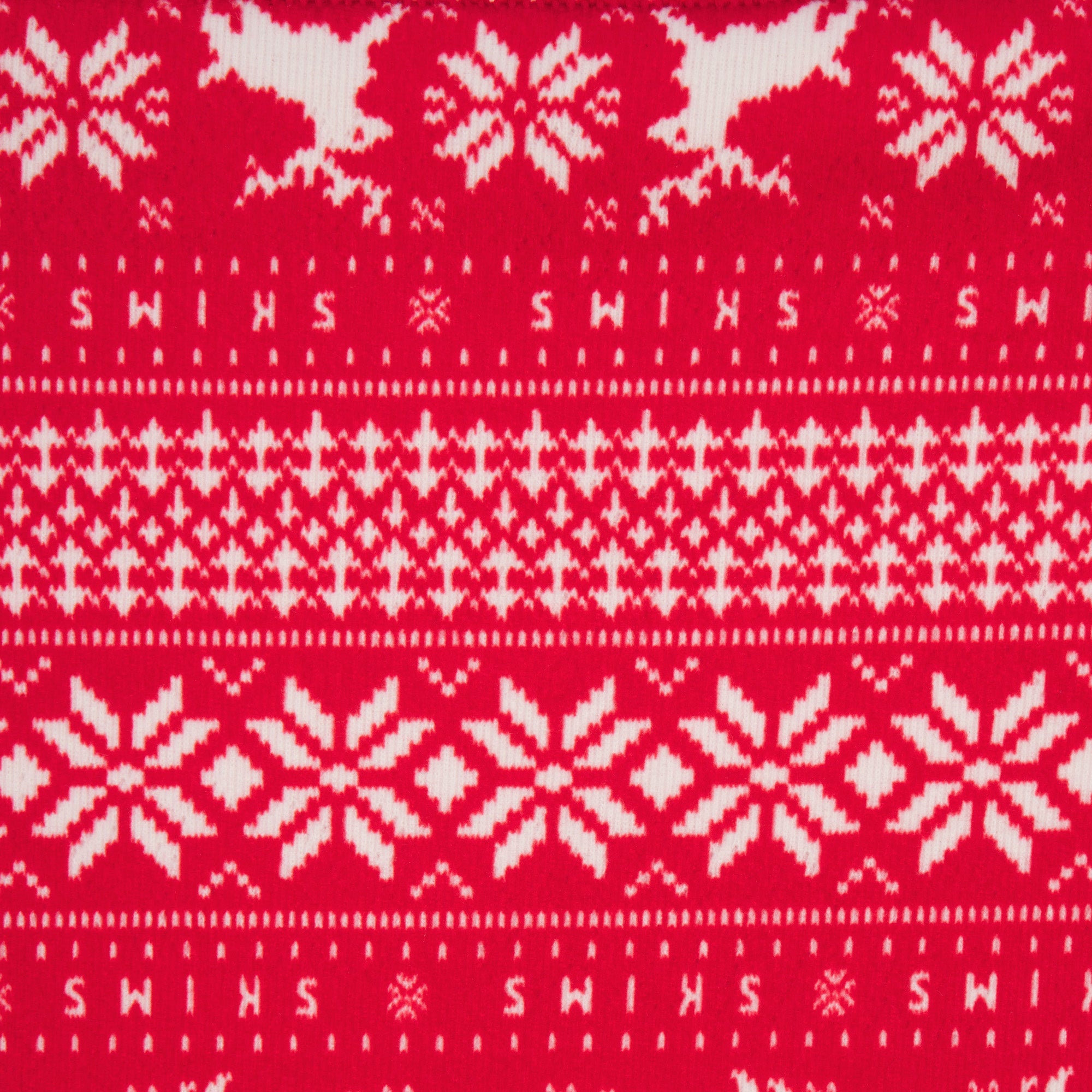 LOGO PLUSH POINTELLE LONG SLEEVE HENLEY | RED DEER FAIR ISLE