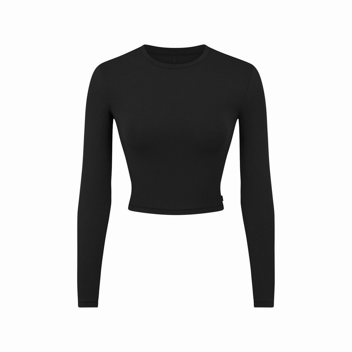 SKIMS SLEEP SUPER CROPPED LONG SLEEVE | ONYX