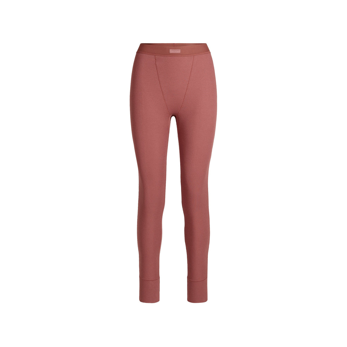 COTTON RIB LEGGING | REDWOOD