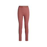 COTTON RIB LEGGING | REDWOOD