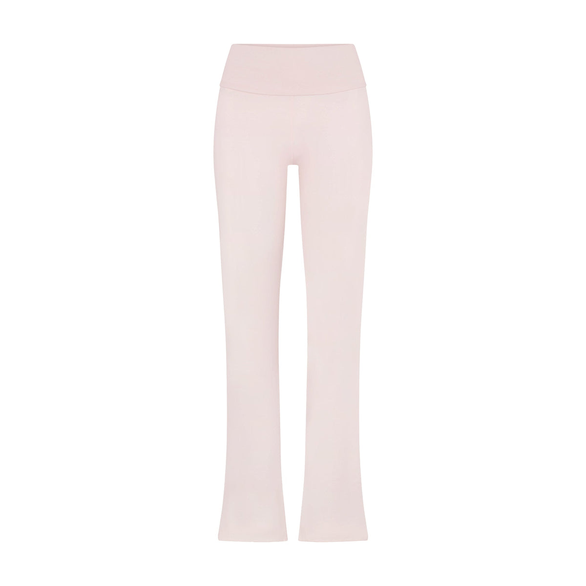 COTTON JERSEY FOLDOVER PANT | BARELY PINK