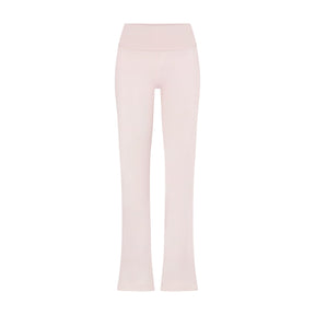 COTTON JERSEY FOLDOVER PANT | BARELY PINK