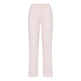 COTTON JERSEY STRAIGHT LEG PANT | BARELY PINK