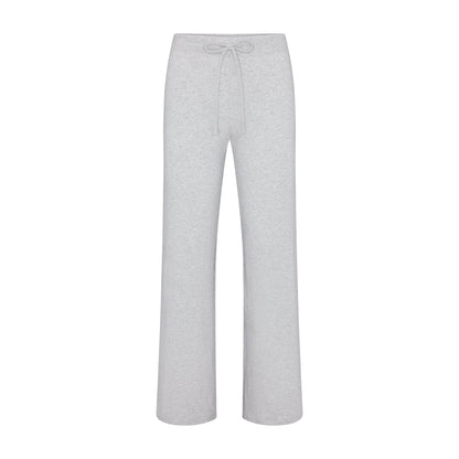 Cotton Jersey Straight Leg Pant