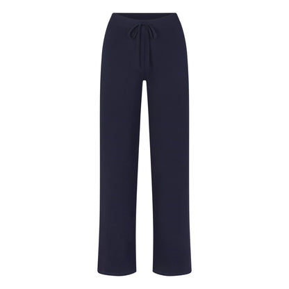 Cotton Jersey Straight Leg Pant