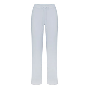 COTTON JERSEY STRAIGHT LEG PANT | ZEN BLUE