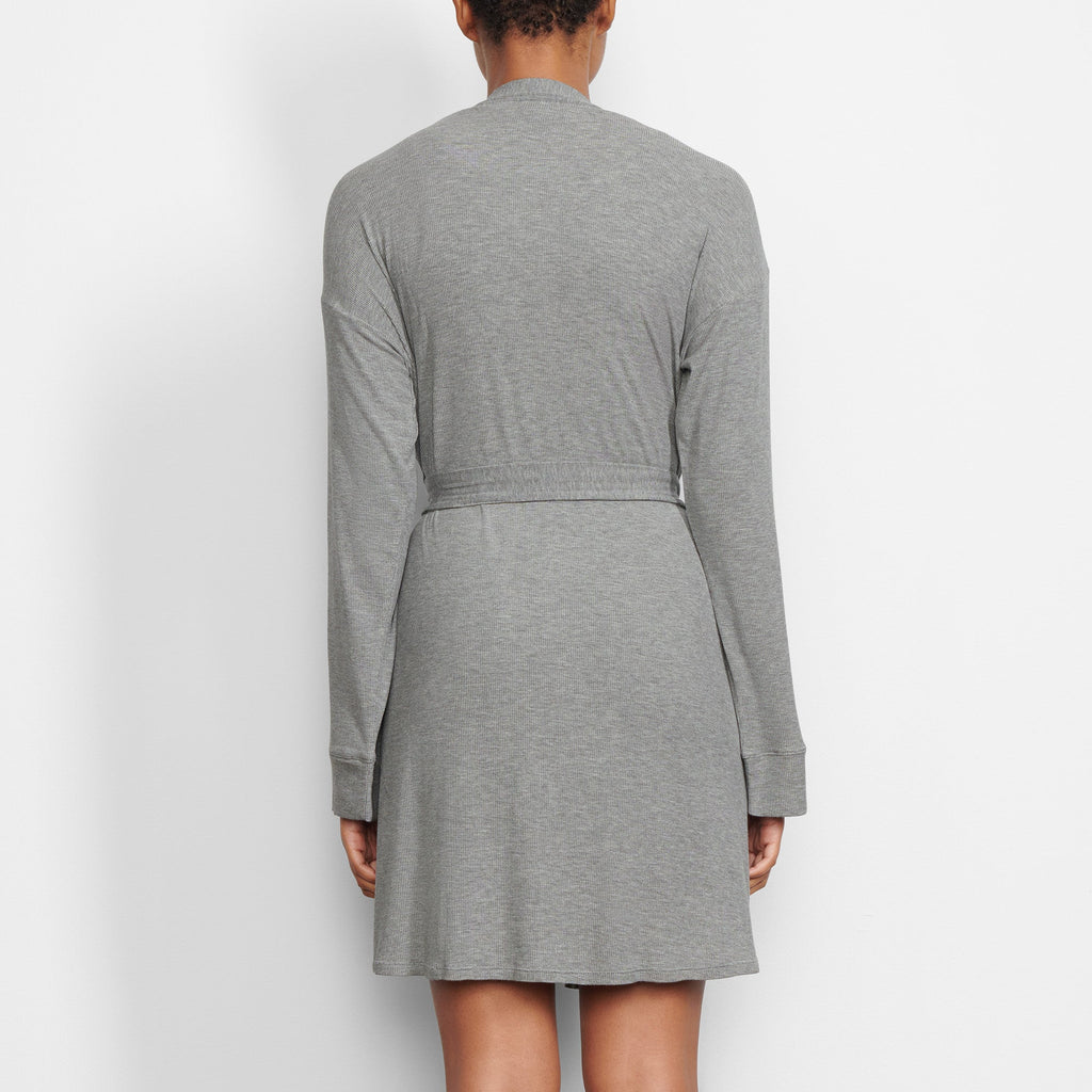 SOFT LOUNGE ROBE | HEATHER GREY