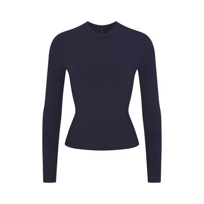 Cotton Jersey Long Sleeve T-shirt