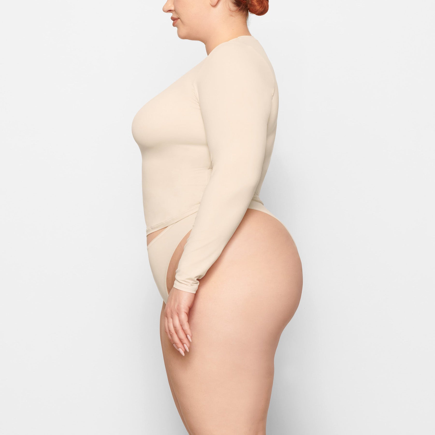 FITS EVERYBODY LONG SLEEVE T-SHIRT | SAND