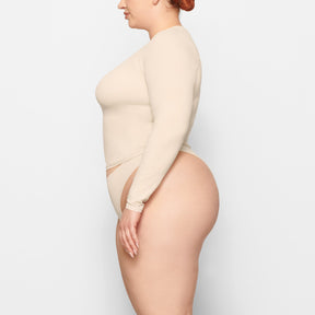 FITS EVERYBODY LONG SLEEVE T-SHIRT | SAND