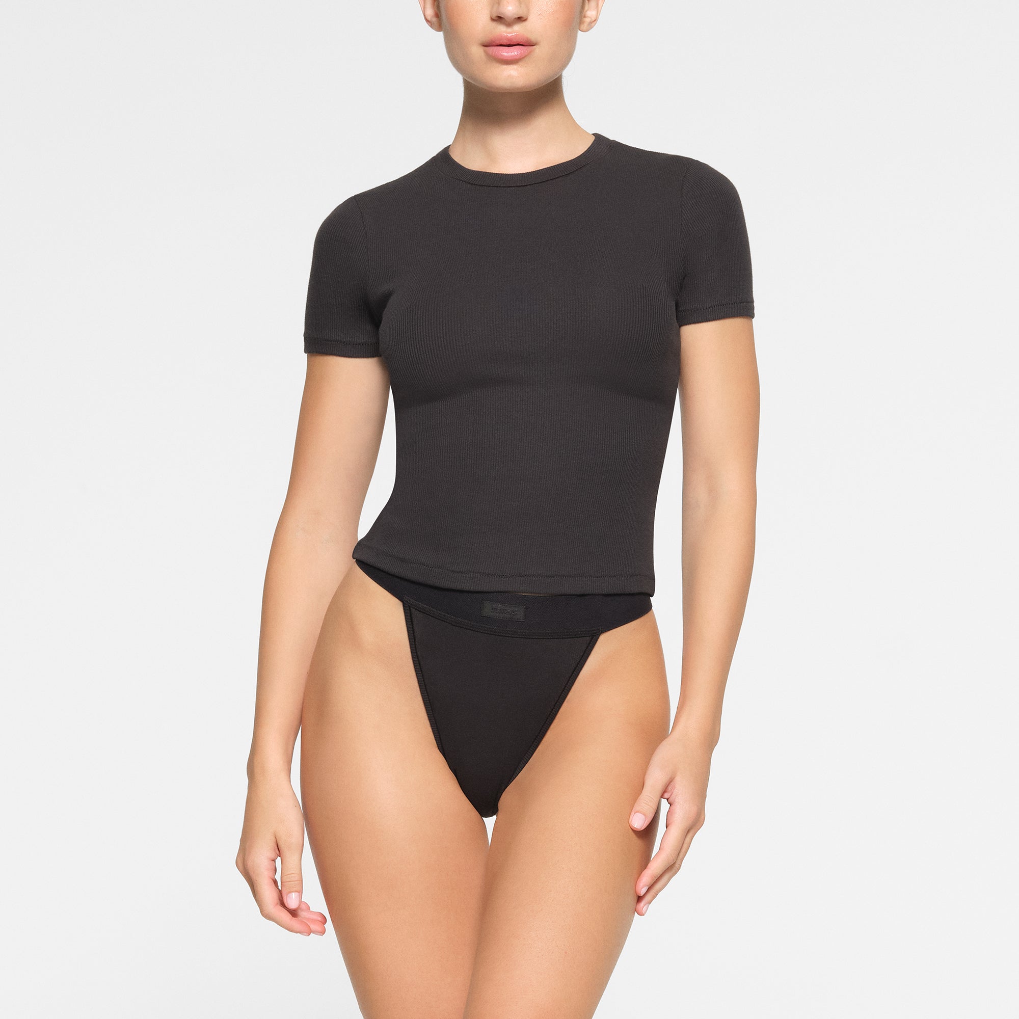 Cotton Rib T-shirt
