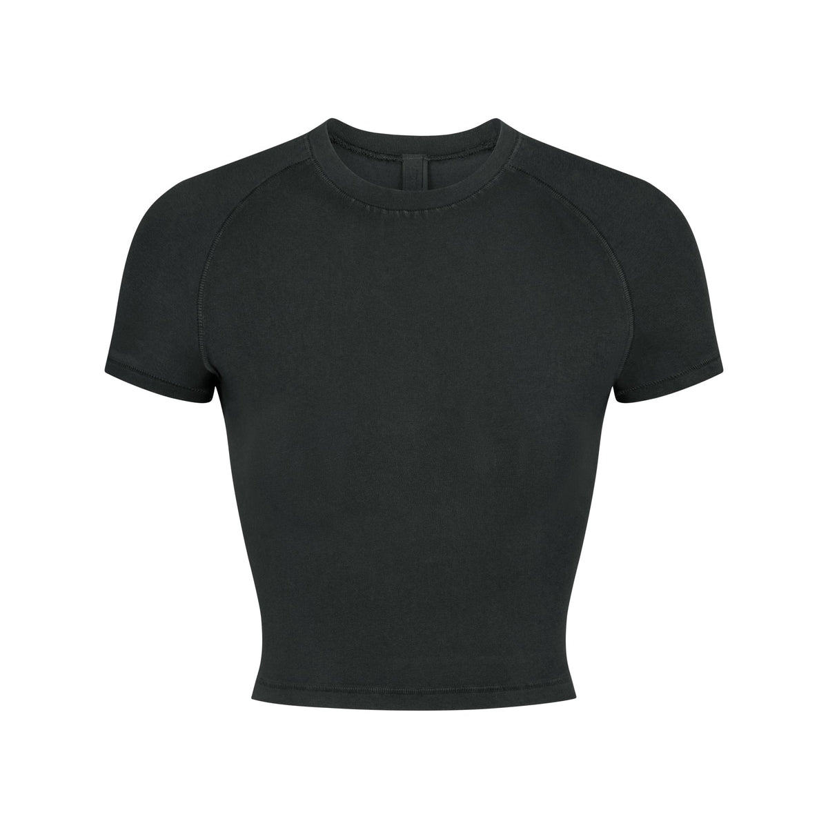 NEW VINTAGE CROPPED RAGLAN T-SHIRT | WASHED ONYX