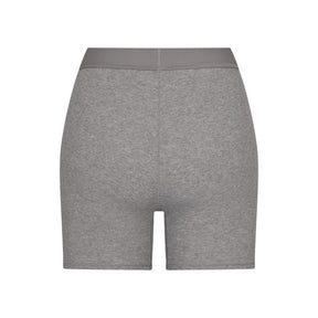 SKIMS FOR TEAM USA COTTON RIB PARALYMPIC BOXER | HEATHER GREY