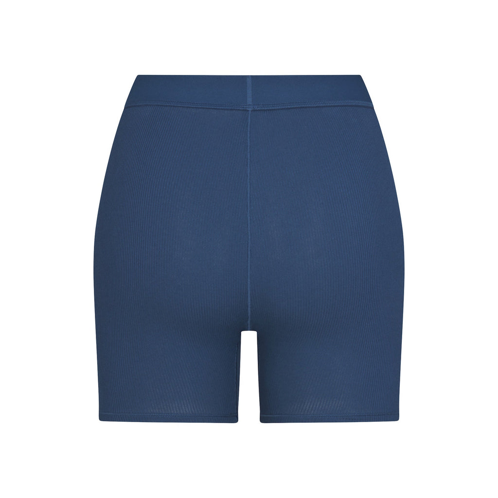 SKIMS FOR TEAM USA COTTON RIB PARALYMPIC BOXER | NAVY