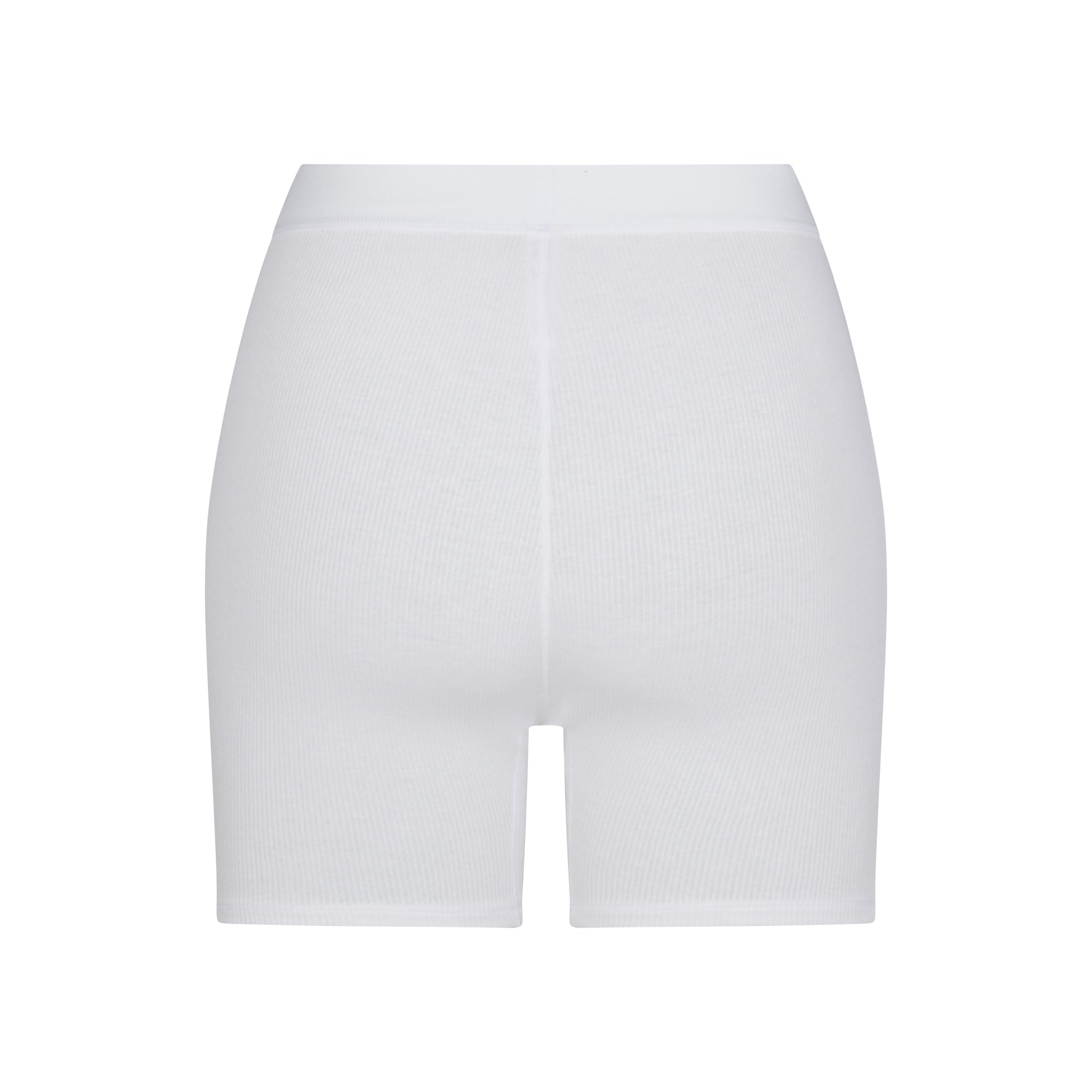 SKIMS FOR TEAM USA COTTON RIB PARALYMPIC BOXER | WHITE