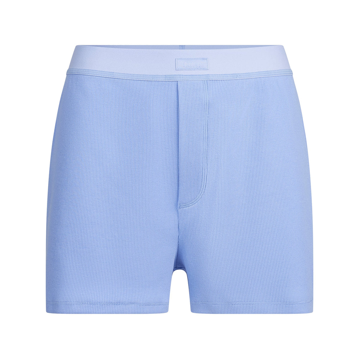 COTTON RIB LOOSE BOXER | BLUE VIOLET