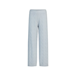 SWEATER KNITS CABLE KNIT STRAIGHT LEG PANT | ZEN BLUE