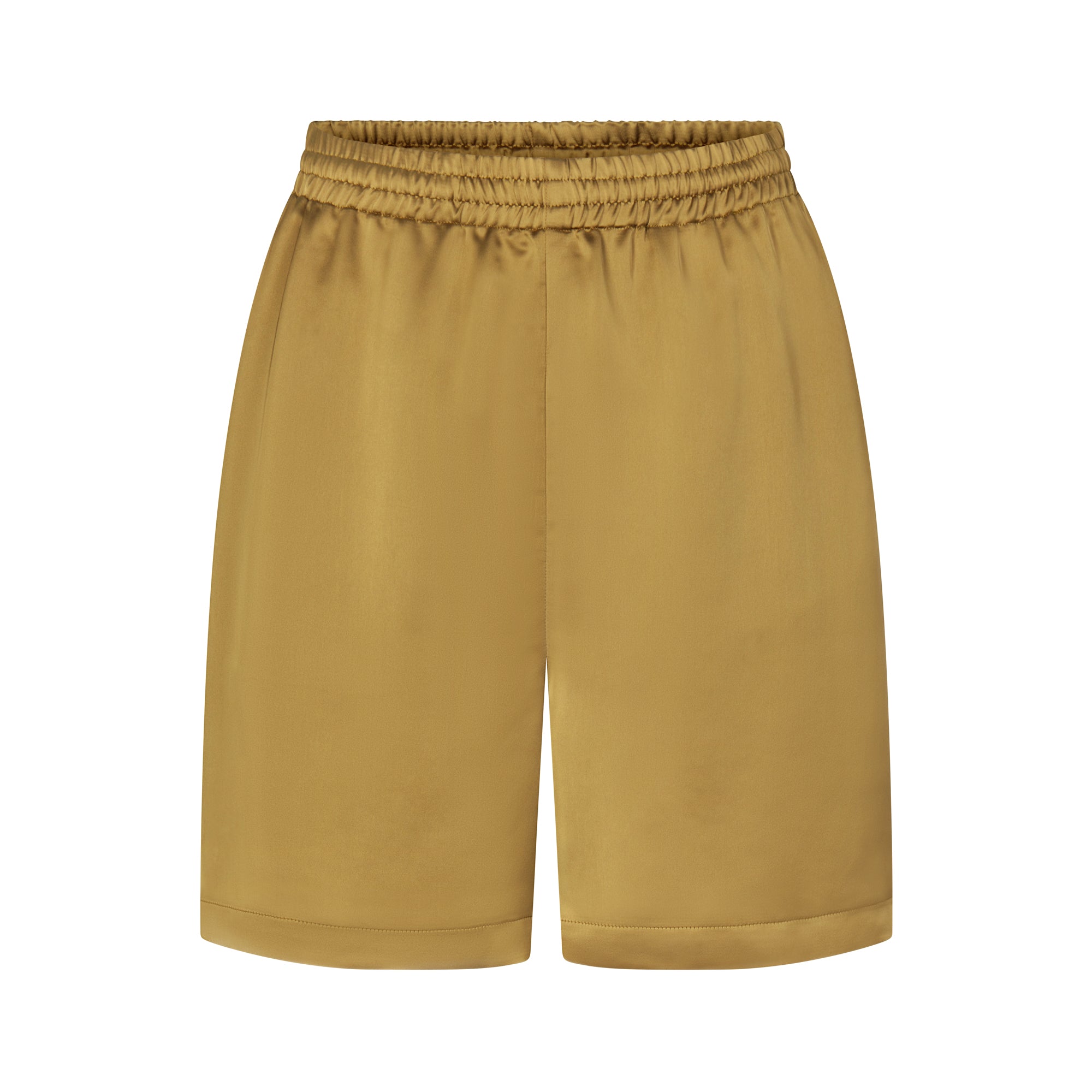 SKIMS SPORTY SATIN LOOSE SHORT | PYRITE