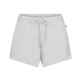 SKIMS SLEEP SHORT | LIGHT HEATHER GREY
