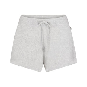 SKIMS SLEEP SHORT | LIGHT HEATHER GREY