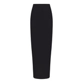 SOFT LOUNGE LONG SKIRT | ONYX