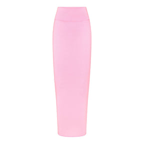COTTON JERSEY FOLDOVER SKIRT | COTTON CANDY