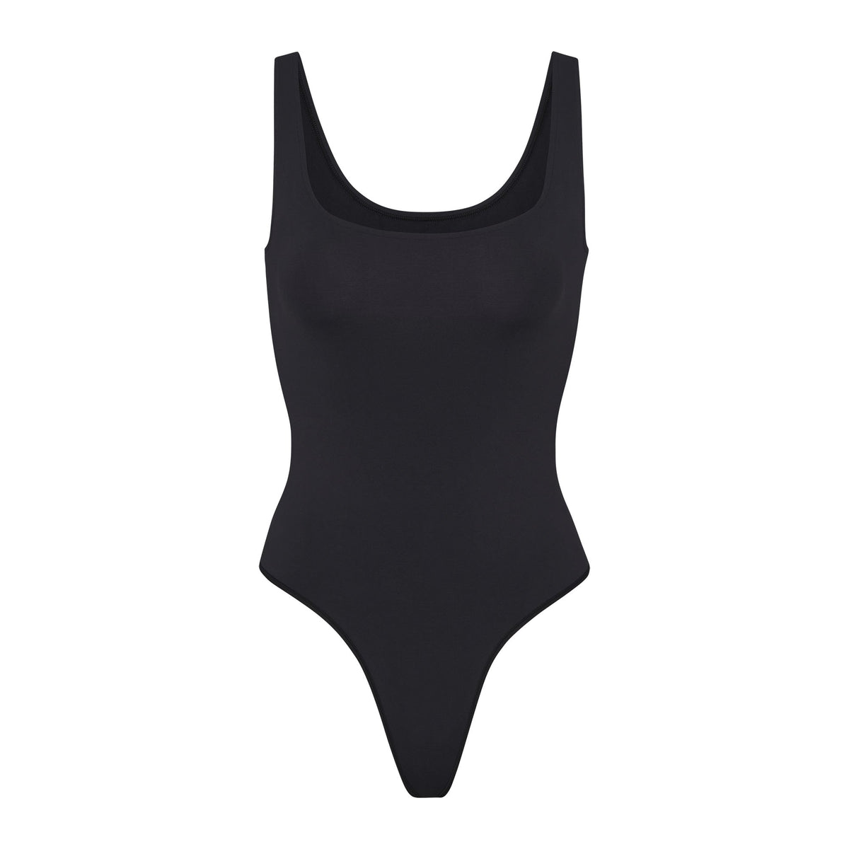 SOFT SMOOTHING SEAMLESS THONG BODYSUIT | ONYX