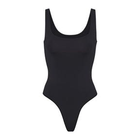 SOFT SMOOTHING SEAMLESS THONG BODYSUIT | ONYX