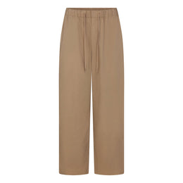 Woven Cotton Oversized Straight Leg Pant